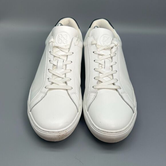 G/Fore Circle G Disruptor Men's 11.5 White Leather Lace-Up Low Top Golf Shoes - Picture 2 of 11
